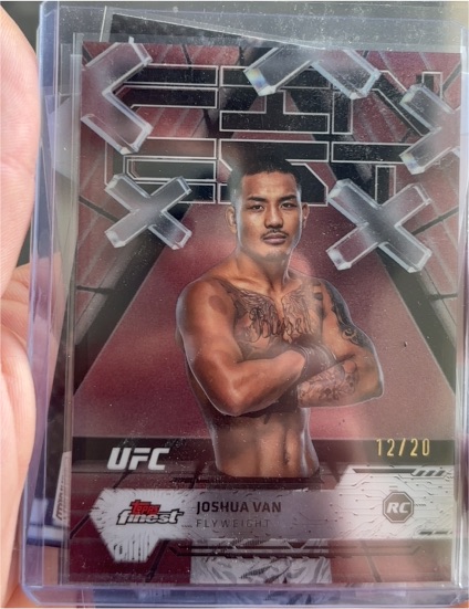 2025 Topps Finest UFC #78 Joshua Van — front
