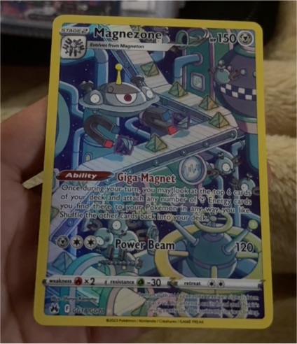 2023 Pokemon Crown Zenith GG18 Magnezone — front