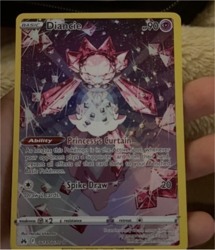 2023 Pokémon TCG Crown Zenith GG13/GG70 Diancie — front