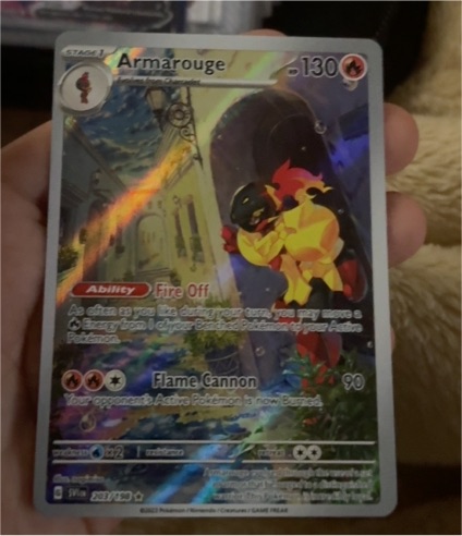 2023 Pokémon Scarlet & Violet #203 Armarouge — front