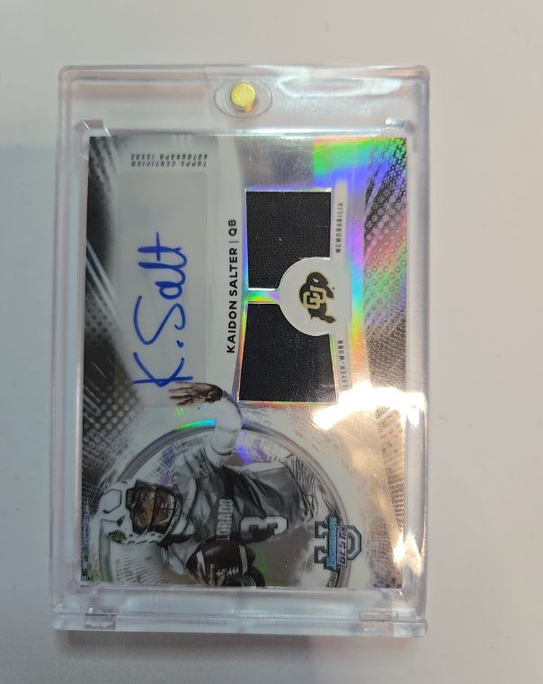2025 Bowman U Best #DRA-KS Kaidon Salter Dual Relic Auto — front