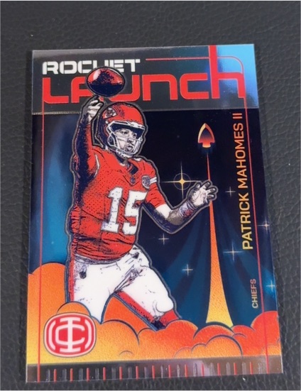 2025 Panini Authentically Mahomes Rocket Launch #RL-3 Patrick Mahomes II — front