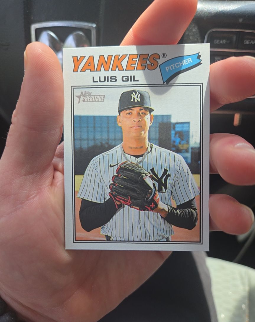 2026 Topps Heritage #123 Luis Gil — front