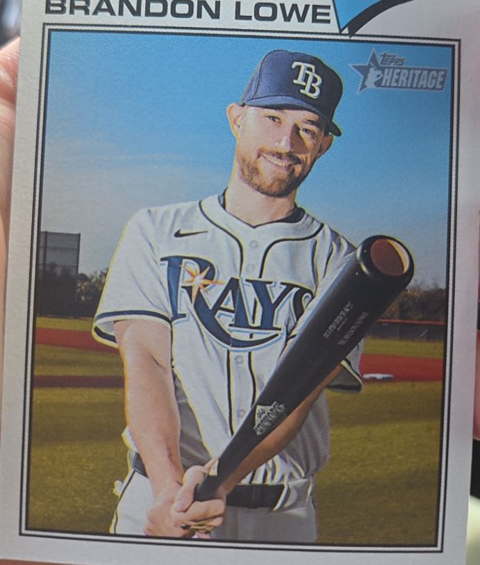 2026 Topps Heritage #369 Brandon Lowe — front