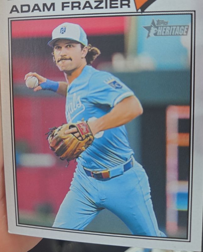 2026 Topps Heritage #262 Adam Frazier — front