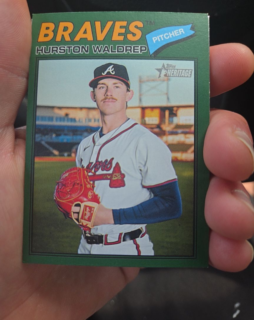 2026 Topps Heritage #145 Hurston Waldrep — front