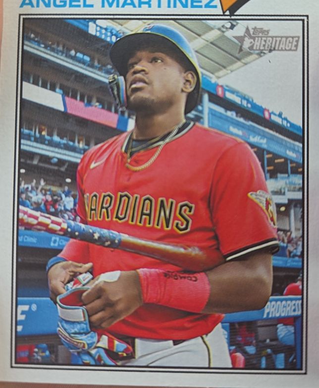 2026 Topps Heritage #177 Angel Martinez — front