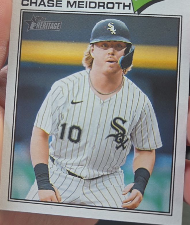 2026 Topps Heritage #298 Chase Meidroth — front