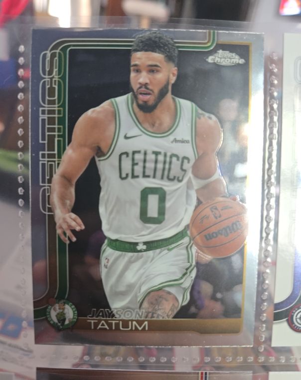 2025-26 Topps Chrome #49 Jayson Tatum — front