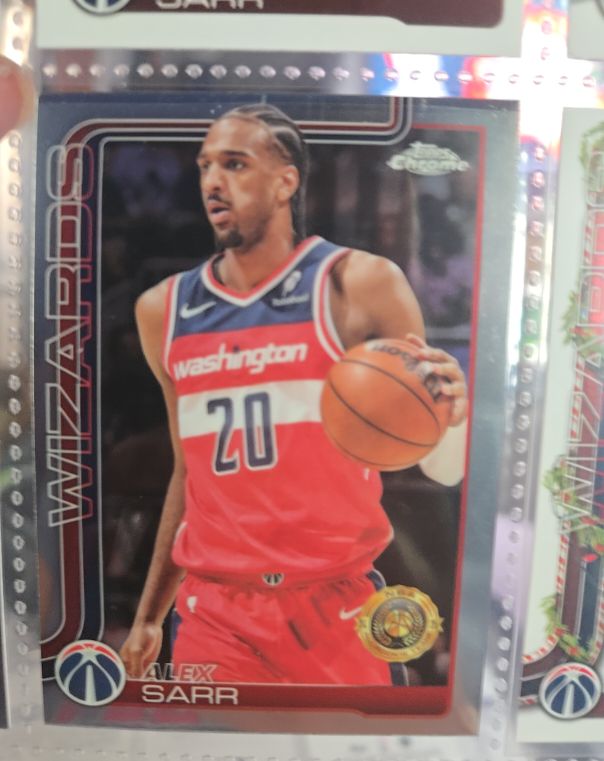 2025-26 Topps Chrome #218 Alex Sarr — front