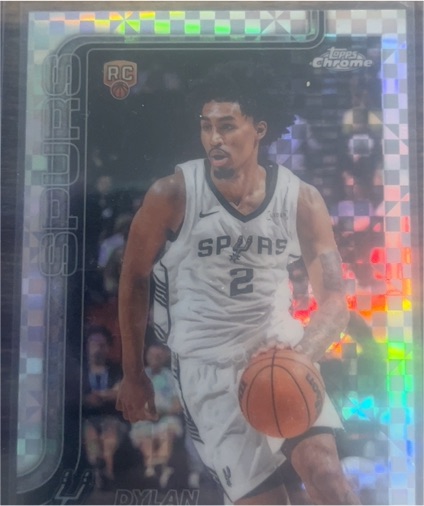 2025-26 Topps Chrome #252 Dylan Harper — front