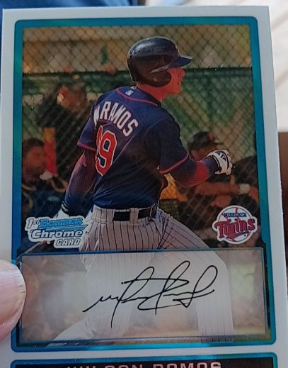2009 Bowman Chrome Prospects #BCP45 Wilson Ramos — front
