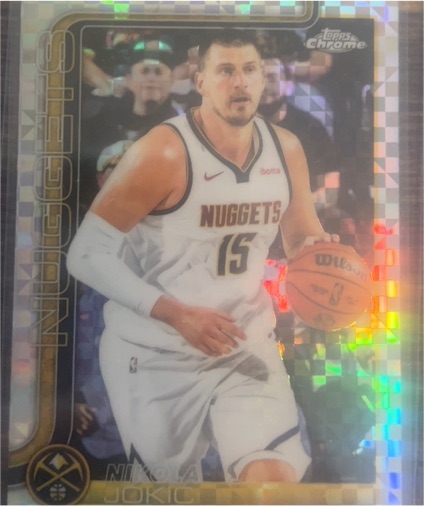 2025-26 Topps Chrome #25 Nikola Jokić — front