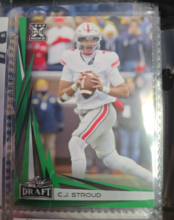 2023 Leaf Draft #B2-8 C.J. Stroud — front