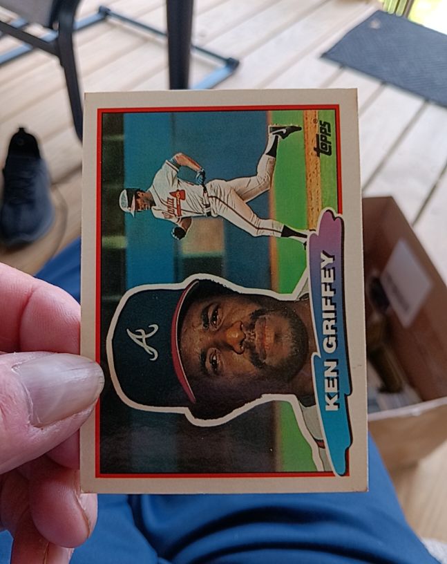 1988 Topps Big #110 Ken Griffey Sr. — front
