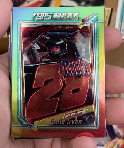 1995 Maxx Premier Plus #28 Ernie Irvan — front