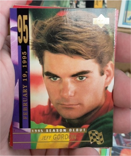 1995 Upper Deck #246 Jeff Gordon Season Debut — front