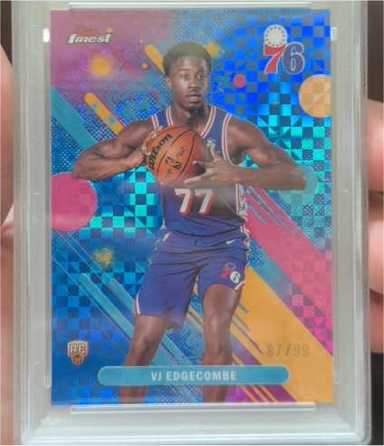 2025-26 Topps Finest #3 VJ Edgecombe — front