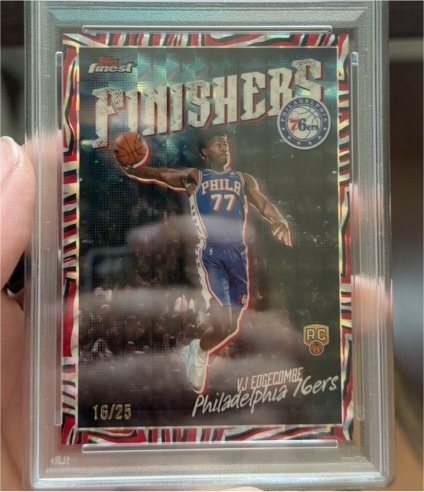 2025-26 Topps Finest #FI-10 VJ Edgecombe Finishers — front