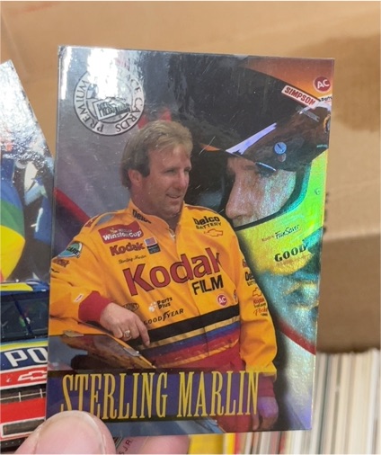 1996 Press Pass Premium #3 Sterling Marlin — front