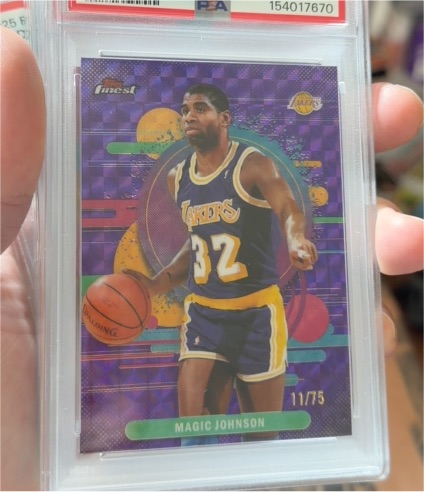 2025 Topps Finest #193 Magic Johnson — front