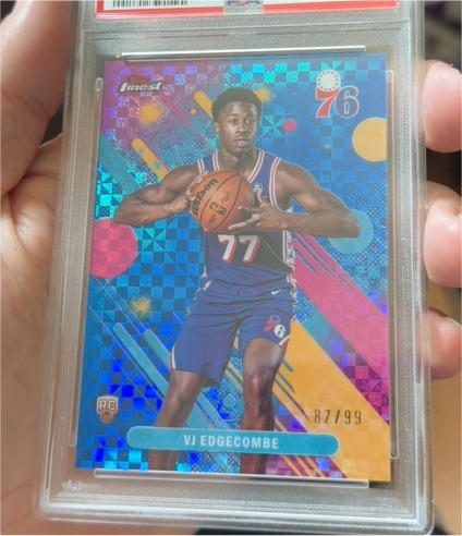 2025-26 Topps Finest #3 VJ Edgecombe — front