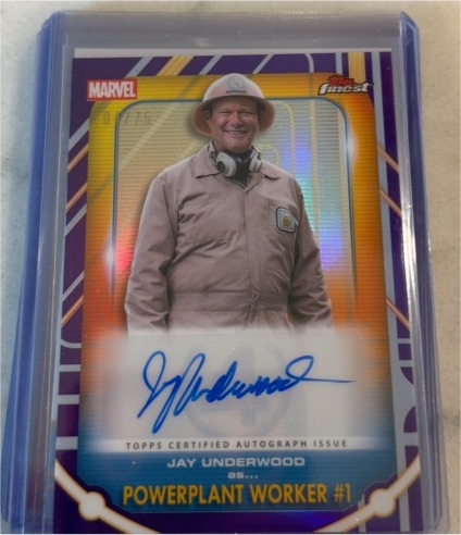 2026 Topps Finest Fantastic Four #POWERPLANT WORKER #1 Jay Underwood — front