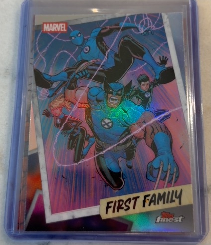 2026 Topps Finest Fantastic Four First Family #FF-17 Wolverine — front