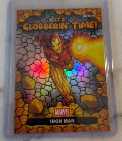 2026 Topps Finest Fantastic Four #CT-10 Iron Man It's Clobberin' Time — front