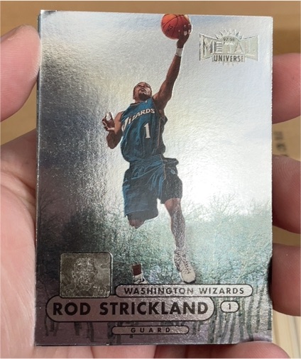 1997-98 Skybox Metal Universe Championship #53 Rod Strickland Washington Wizards — front