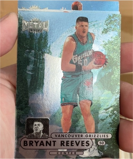 1997-98 Skybox Metal Universe Championship #25 Bryant Reeves — front