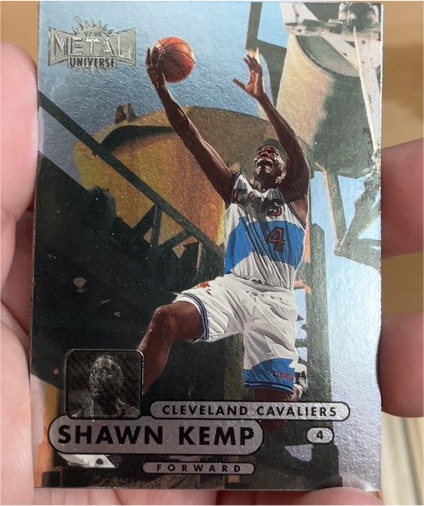 1997-98 Skybox Metal Universe #78 Shawn Kemp Cleveland Cavaliers — front