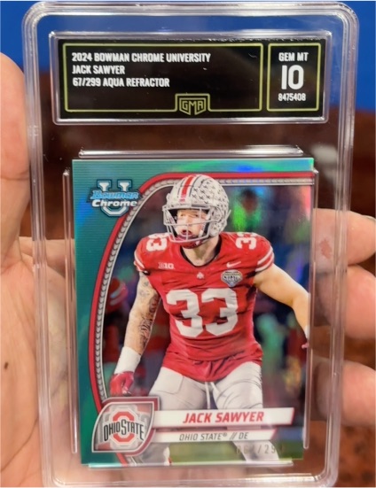 2024 Bowman Chrome University #79 Jack Sawyer — front