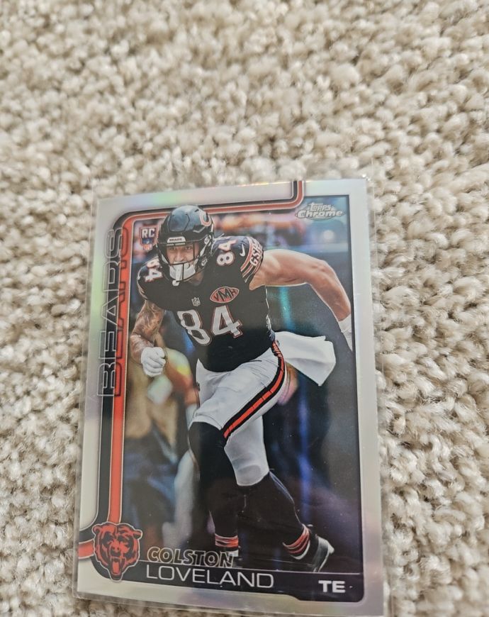 2025 Topps Chrome #345 Colston Loveland — front