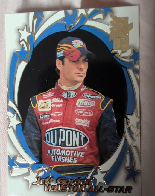 2002 Press Pass VIP #28 Jeff Gordon Winston All-Star — front