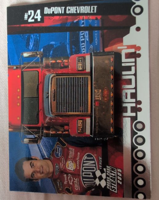 2005 Press Pass Stealth #87 Jeff Gordon — front