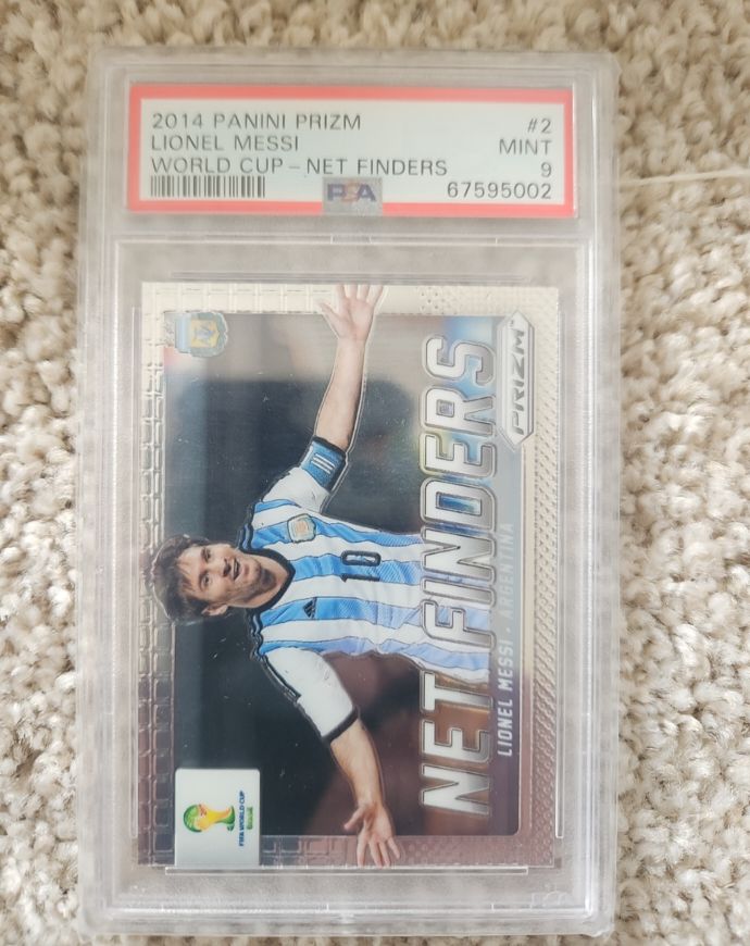 2014 Panini Prizm World Cup Net Finders #2 Lionel Messi — front
