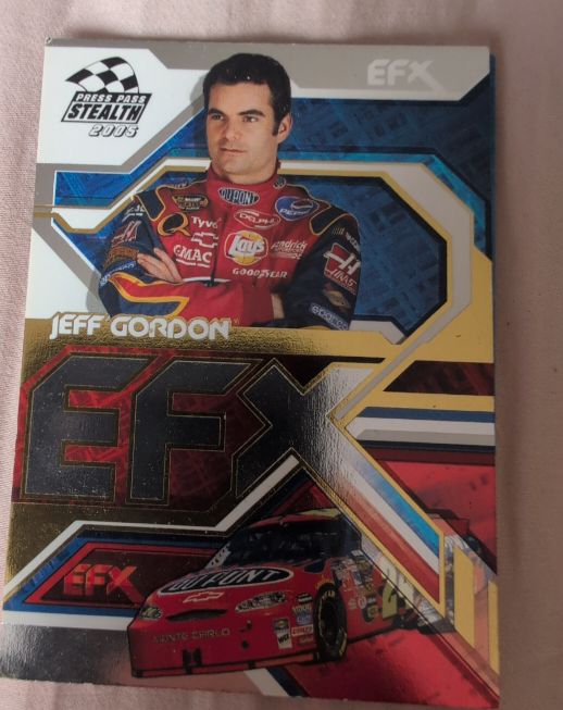2005 Press Pass Stealth EFX #EFX1 Jeff Gordon — front