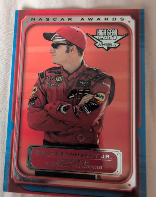 2004 Wheels High Gear #50 Dale Earnhardt Jr. Goodyear Gatorback Award — front