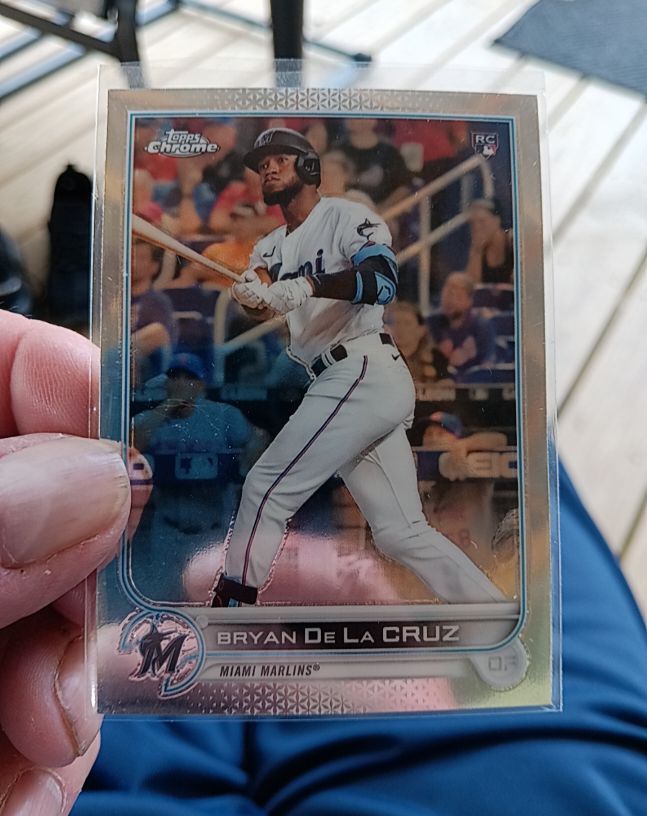 2022 Topps Chrome #216 Bryan De La Cruz — front