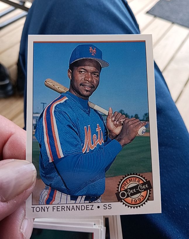 1993 O-Pee-Chee Premier #20 Tony Fernandez — front