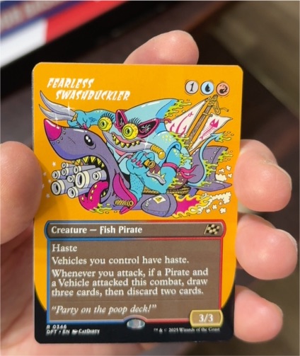 2025 Aetherdrift #346 Fearless Swashbuckler — front