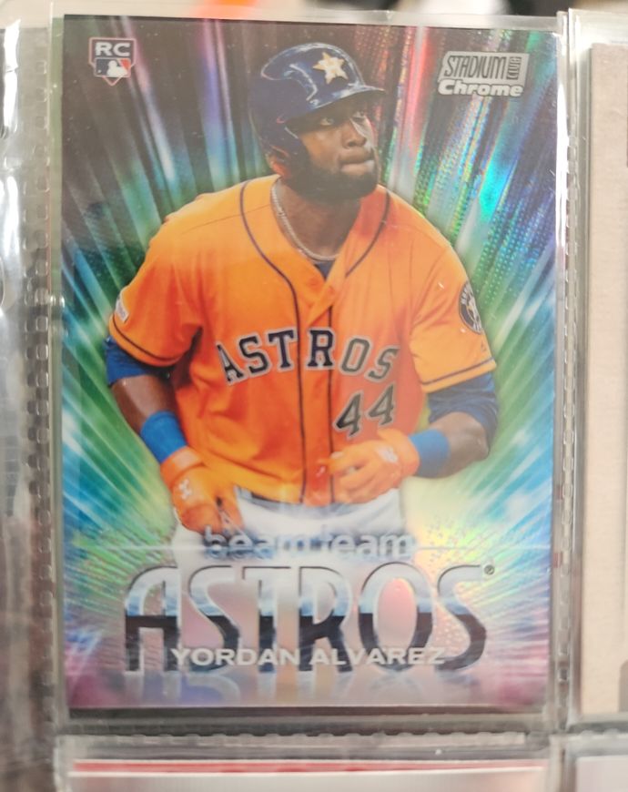 2020 Topps Stadium Club Chrome Beam Team #BT-13 Yordan Alvarez — front