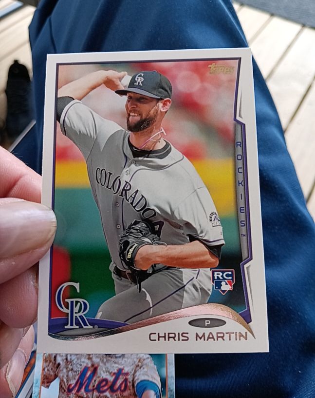 2014 Topps Update #US-294 Chris Martin — front