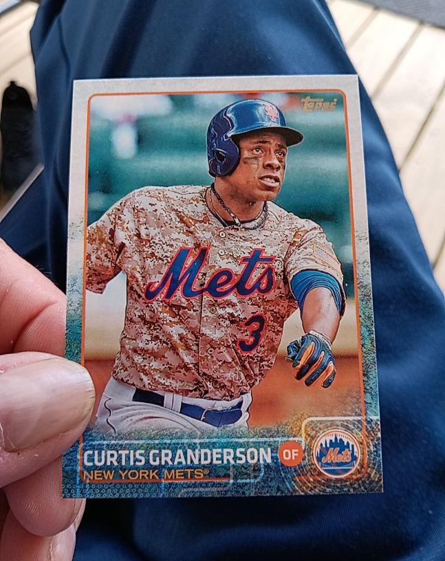 2015 Topps #4 Curtis Granderson — front