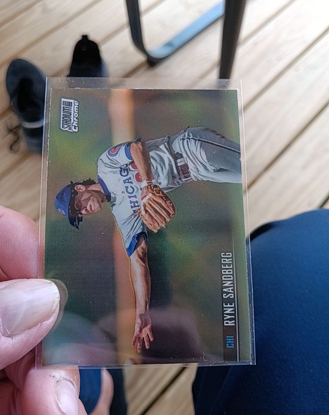 2021 Topps Stadium Club Chrome #114 Ryne Sandberg — front