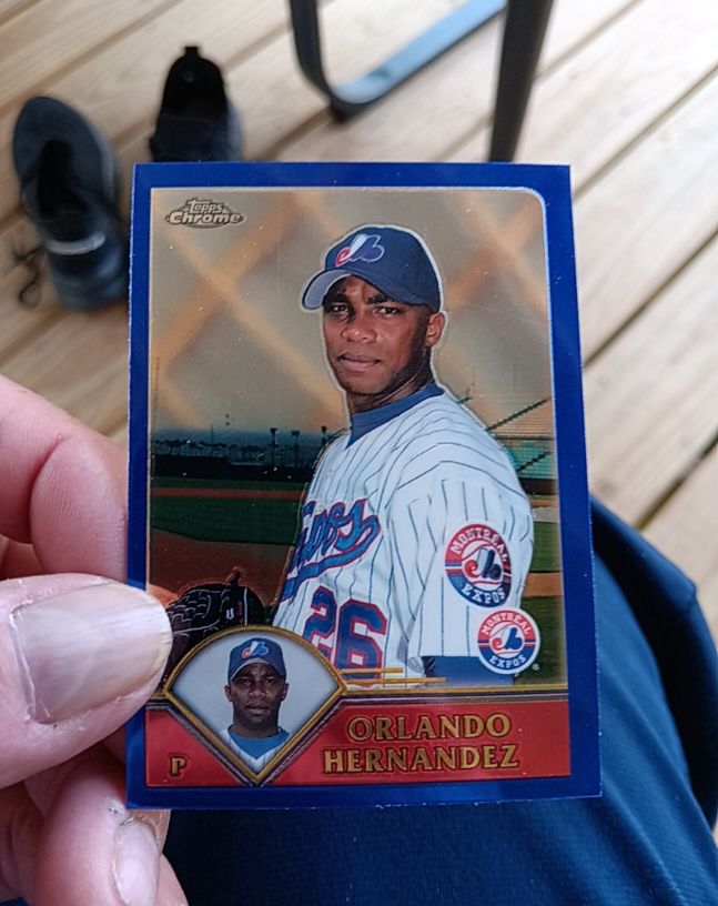 2003 Topps Chrome Traded #T37 Orlando Hernandez — front
