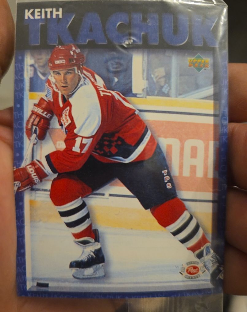 1992 Upper Deck Keith Tkachuk #AC2 — front