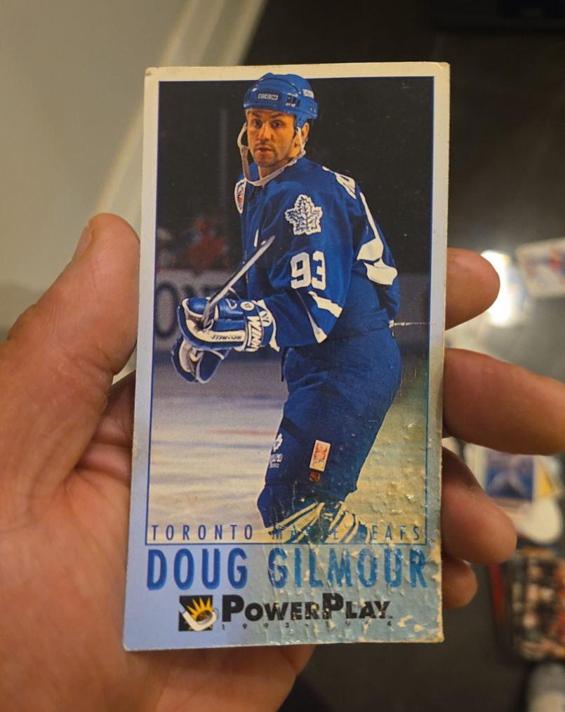 1993-94 Fleer PowerPlay #244 Doug Gilmour — front