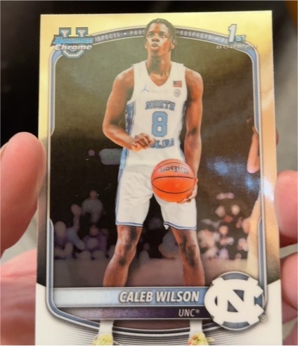2025 Topps Bowman Chrome #BCP-83 Caleb Wilson — front